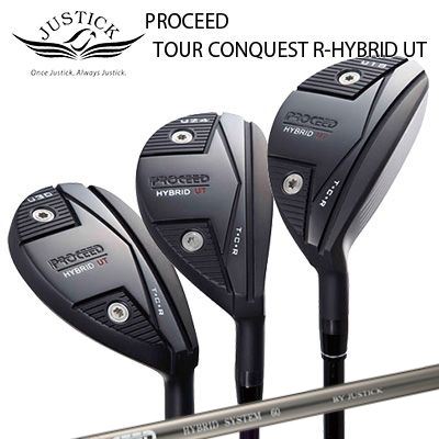 TOUR CONQUEST R-HYBRID UT(21°～34°)PROCEED HYBRID SYSTEM